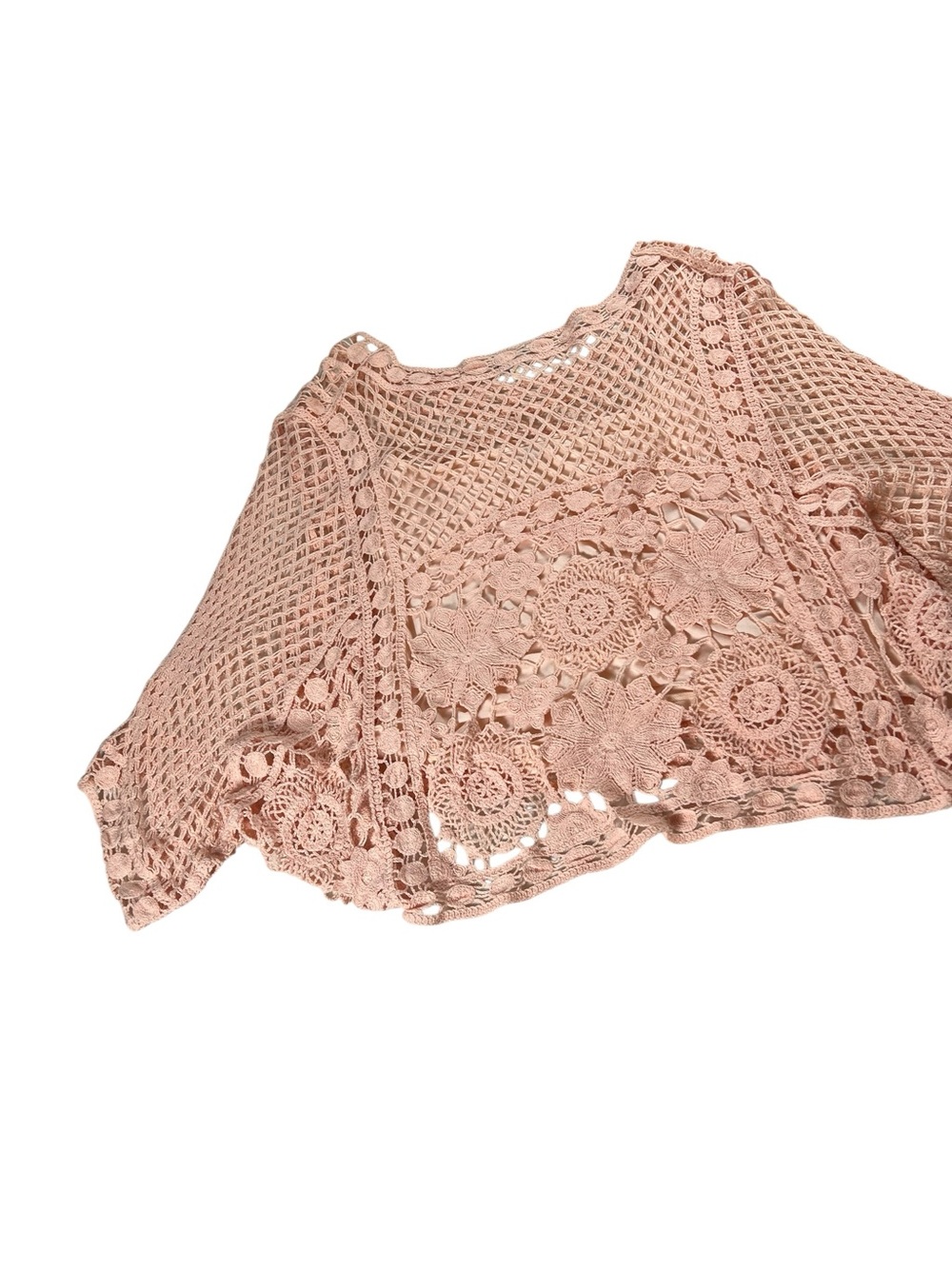 Sundance Crochet Lace Pullover Oversized Top Size XL - Picture 14 of 16